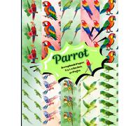 Parrot Scrapbook Paper 8.5 x 11 Inches, 40 Pages: 20 Double Sided Sheets with 10 Unique Designs