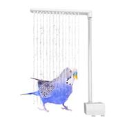Parrot Shower Accessories, Cage Bird Bath Fountain Shower Head, ABS Convenient Automatic Pet Pool Toy for Budgies, Lovebirds, Parakeets, Bathing Accessories for Healthy Feather Care, 28x28cm/21x33cm