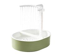 Parrot Shower Bath - USB, Bird Bath Fountain | Running Water Bird Tub