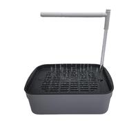 Parrot Shower Station, Automatic Bird Bath, 12.3x3.74x8.2 inches Quiet Circulating Tub, Rechargeable Bathing Accessory for Lovebird Finch Parakeet Conure Pet Hygiene and Fun Time