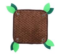 Parrot Snuggle Hut Hamac chaud en peluche pour petits animaux, lit d'hiver avec chaînes en métal pour gerbille, hamster, lit de hamster pour petits animaux, maison chaude d'hiver