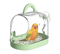 Parrot Take-Out Cage, Travel Carrier Tray, 9.06x6.1x6.89 inch Escape-Proof Buckle, Easy to Clean, Breathable Parrot Cage for Travel, Home, Offices, Camping