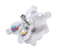 Parrot Toys Spinner Wheel, Rotating Swivel Wheel for Birds, ABS Chewing Exercise and Entertainment Toy for Conures, Macaws, Budgies, African Grey, Cockatoos, and Cockatiels, 7x7cm