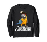 Parrots of The Caribbean Perroquet Pirates Costume d'halloween Manche Longue