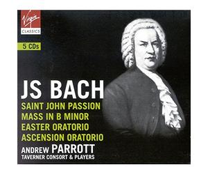 Parrott, Andrew - Bach - Passion selon St Jean / Oratorio de Pâques / Messe en si mineur (Coffret 5 CD)