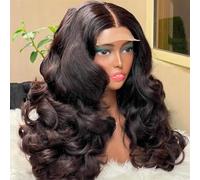 Parrucca Da Donna Con Capelli Umani Remy Pre-Pizzicati, Senza Colla, Con Onde Profonde E Densità 400, 13X6 HD