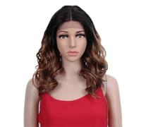 Parrucca Da Donna In Pizzo Con Onde Profonde E Sciolte, Parrucche Sintetiche Resistenti Al Calore Da 18 Pollici Per Cosplay, Uso Quotidiano