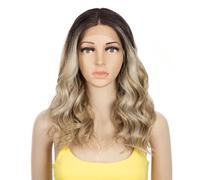 Parrucca Da Donna In Pizzo Con Onde Profonde E Sciolte, Parrucche Sintetiche Resistenti Al Calore Da 18 Pollici Per Cosplay, Uso Quotidiano