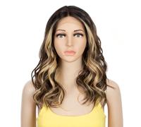 Parrucca Da Donna In Pizzo Con Onde Profonde E Sciolte, Parrucche Sintetiche Resistenti Al Calore Da 18 Pollici Per Cosplay, Uso Quotidiano