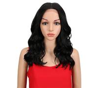 Parrucca Da Donna In Pizzo Con Onde Profonde E Sciolte, Parrucche Sintetiche Resistenti Al Calore Da 18 Pollici Per Cosplay, Uso Quotidiano