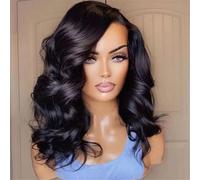 Parrucca Frontale In Pizzo Con Onda Del Corpo Da Donna, 13X4, Corta, 4X4, Trasparente, Con Parte A T, Per Uso Quotidiano