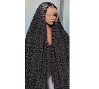 Parrucca Frontale In Pizzo Con Onde Profonde Da Donna, 13X4 HD, 30-32 Pollici, Densità 200, Capelli Umani, Chiusura Senza Colla 5X5