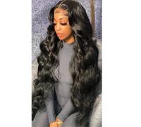 Parrucca Frontale In Pizzo Ondulato Da Donna HD Trasparente 13X4 13X6 Frontale Pre-Pizzicata 5X5 Parrucche Di Capelli Umani 200 Densità