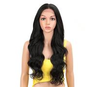 Parrucca Frontale In Pizzo Sintetico Da Donna Con Onde Del Corpo E Capelli Per Bambini, Resistente Al Calore, Per Cosplay