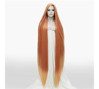 Parrucca Sintetica Frontale In Pizzo Liscio Da Donna, Lunga E Resistente Al Calore, Per Feste Quotidiane, Cosplay
