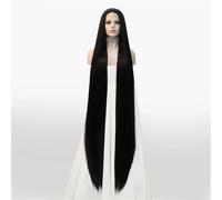 Parrucca Sintetica Frontale In Pizzo Liscio Da Donna, Lunga E Resistente Al Calore, Per Feste Quotidiane, Cosplay
