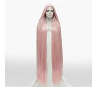 Parrucca Sintetica Frontale In Pizzo Liscio Da Donna, Lunga E Resistente Al Calore, Per Feste Quotidiane, Cosplay