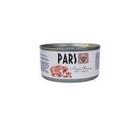 Pars Humido pour chiens et chats, aliment complet cuit à la vapeur pour chiens et chats de tous âges et tailles, goût viandes rouges | 12 boîtes de 85 grammes chacune.