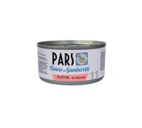 Pars Humido pour chiens et chats, aliment complet en bouillon de cuisson pour chiens et chats de tous âges et tailles, goût THON aux crevettes | 12 boîtes de 85 grammes chacune.