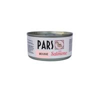 Pars Humido pour chiens et chats, aliment complet mousse pour chiens et chats de tous âges et tailles, goût saumon | 12 boîtes de 85 grammes chacune.