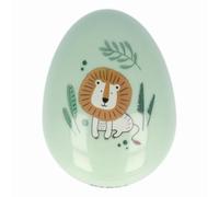PARSA Beauty Brosse Démêlante Enfant Safari - Verte - Sans Manche Lion Imprimé - Brossage Sans Douleur - Cheveux Souple - Facile à Utiliser, Pour Tous Les Types De Cheveux - Idéal Pour Voyage -