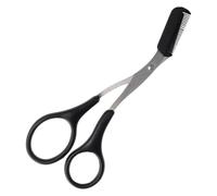 PARSA Beauty ciseaux à sourcils avec peigne amovible - ciseaux pour tailler et modeler, ciseaux de précision pour des sourcils soignés, coupe et coiffage à domicile, légers et maniables