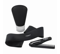 PARSA Beauty Gym Essential Lot de 3 bandes d'entraînement, bouteille de voyage rechargeable, peigne de poche pliable, kit de fitness pour les déplacements, accessoire de sport pratique, idéal pour