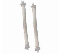 PARSA Beauty Lot de 2 bigoudis en satin - Style sans chaleur - Papillotes en satin doux pour les cheveux - Pour des boucles légères pendant la nuit - Pas de casse - N'abîme pas les cheveux - Boutons