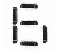 PARSA Beauty Lot de 6 brosses à ongles noires