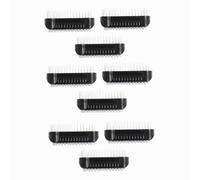 PARSA Beauty Lot de 9 brosses à ongles noires