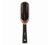 PARSA Beauty Trend Line brosse cheveux longue/étroite (or rose) avec picots en plastique - Brosse a cheveux pour le coiffage quotidien des cheveux - Brosse à cheveux sans tiraillements