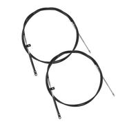 PARSKILO Lot de 2 câbles de commande d'accélérateur GEN2 de 4,9 m pour bateau 33C Marine Hors-bord pour Mercury pour MerCruiser pour Mariner pour moteurs Force Motor Remplacent la série CC189 Noir