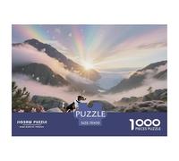 Parson Russell Terrier Puzzle 1000 pièces Chien de Compagnie - Activité DIY Artistique, Défi Cérébral, Poster Inclus Et Emballage Cadeau Premium, 70x50cm/1000pcs