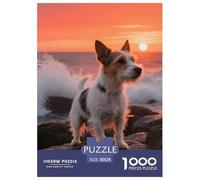 Parson Russell Terrier Puzzle 1000 pièces Chien de Compagnie - Activité Ludique pour Adultes Et Ados, Qualité Premium, Poster Mural Inclus, Boîte Cadeau, 38x26cm/1000pcs