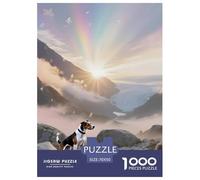 Parson Russell Terrier Puzzle 1000 Pièces Chien de Compagnie - Qualité Premium, Jeu De Concentration, Poster Artistique Inclus, Parfait pour Soirées Cosy, 70x50cm/1000pcs