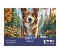 Parson Russell Terrier Puzzle Jeux 1000 Pièces Volumineuses Haute Qualité, Esthétique Unique, Jeu De Puzzle Difficile, Adapté Aux Hommes/Femmes, Adultes Et Personnes De Plus De 14 Ans 70x50cm/1000pcs