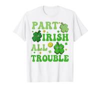 Part Irish All Trouble Kids St Patrick Garçons Filles T-Shirt Graphique avec Valeur