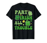 Part Irish All Trouble Kids St Patrick Garçons Filles T-Shirt Graphique avec Valeur