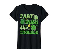 Part Irish All Trouble Kids St Patrick Garçons Filles T-Shirt Graphique avec Valeur