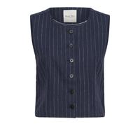Part Two - AzaniaPW WA Waistcoat - Femme - Blouses et Chemises - Bleu - Taille: 38 FR