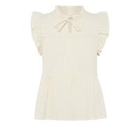 Part Two - Chemisier à manches volantées Tofu - Femme - Blouses et Chemises - Beige - Taille: 42 FR