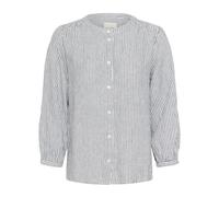 Part Two - Chemisier Rayé Océan avec Manches 3/4 - Femme - Blouses et Chemises - Multicolore - Taille: 36 FR