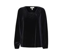 Part Two - Chemisier/Tunique à Manches Longues Velourtop - Femme - Blouses et Chemises - Bleu - Taille: 36 FR