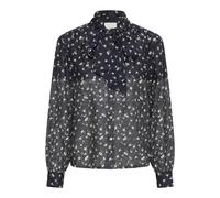 Part Two Chemisier 'YaninaPW' beige / bleu nuit, Taille L