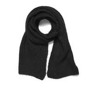 Part Two - Écharpe Tricotée Douce Noire - Femme - Accessoires - Noir - Taille: ONE Size