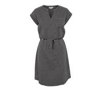 Part Two, Femme, Robes, Multicolore, Taille: 38 FR Robe à Rayures Bleu Marine avec Col en V