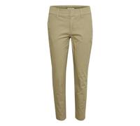 Part Two - Pantalon en coton coupe décontractée intemporel - Femme - Pantalons - Vert - Taille: 38 FR