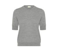 Part Two, Femme, Pulls, Gris, Taille: 40 FR Pull en Tricot Gris Chiné
