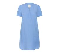 Part Two - Robe Bleu Lac Argent avec Manches Courtes - Femme - Robes - Bleu - Taille: 44 FR