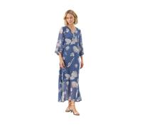 Part Two - Superbe Robe Fleurie Beritpw Dr - Femme - Robes - Bleu - Taille: 38 FR